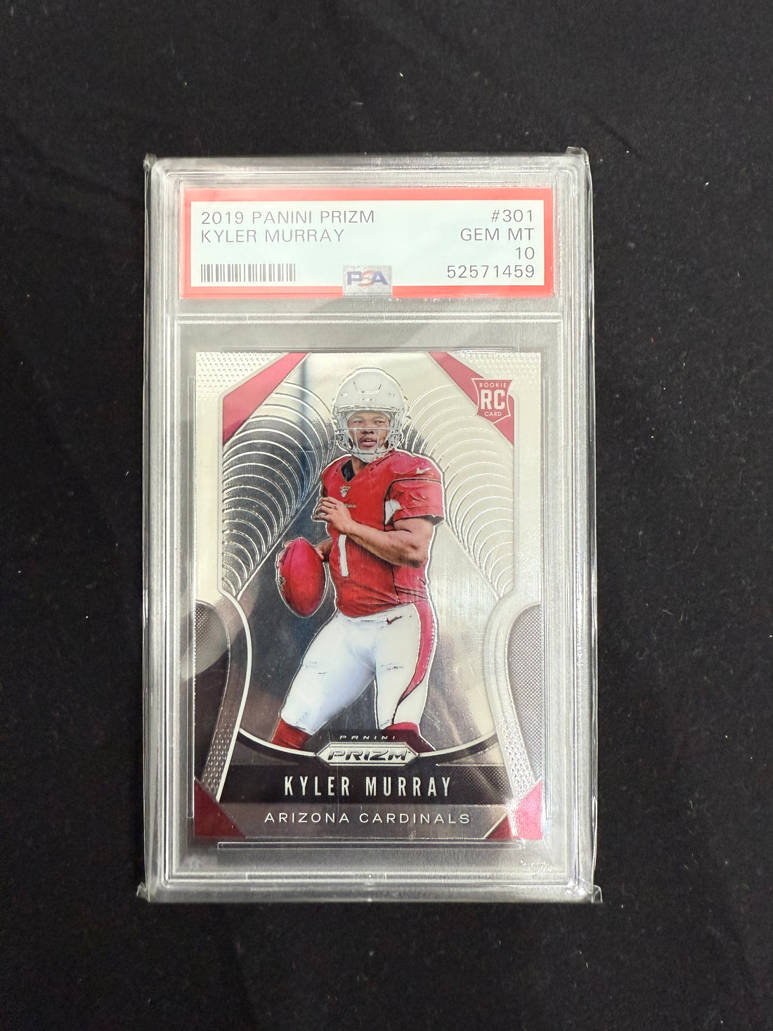 Graded 2019 Panini Prizm Kyler Murray #301 Rookie RC Football Card PSA 10 Gem Mint