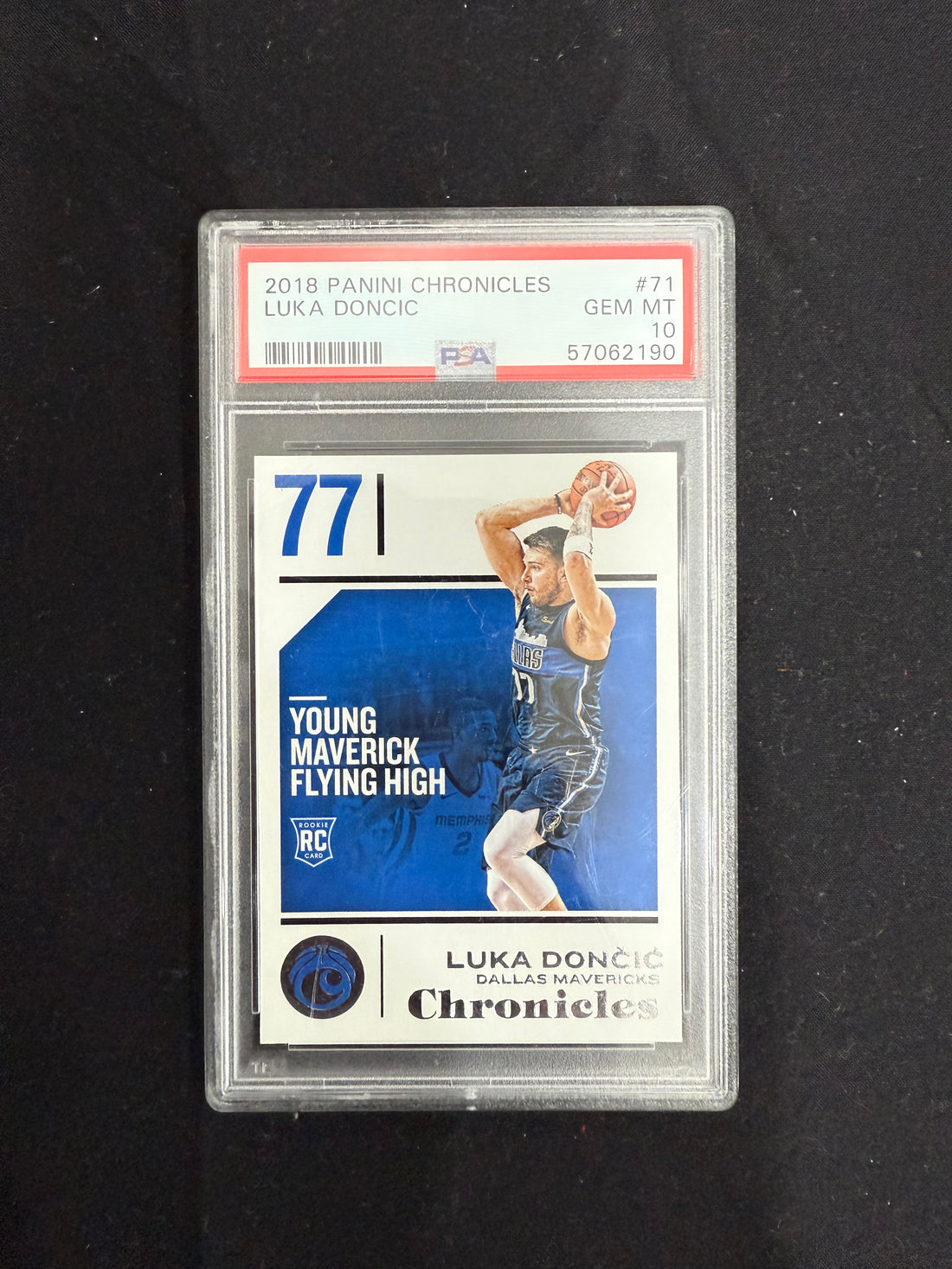 2018 Panini Chronicles #71 Luka Doncic Gem Mint PSA 10 Mavericks Rookie
