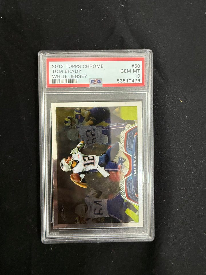 Tom Brady - 2013 Topps Chrome #50 - PSA 10 - Patriots
