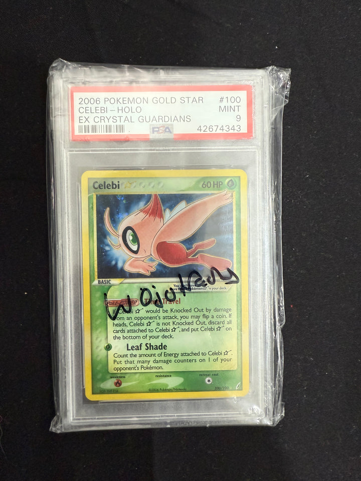 ✨ 2006 GOLD STAR CELEBI✨ | Holo Rare | Ex Crystal Guardians 100 || PSA 9 || MINT