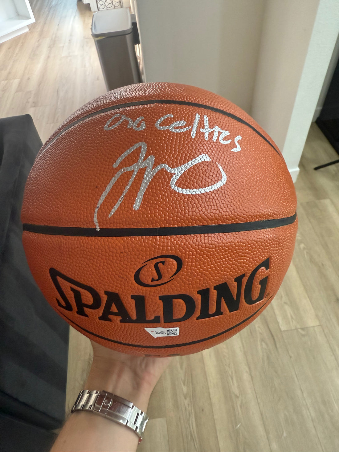 1/1 Signed Jayson Tatum Ball (Fanatics Verified)